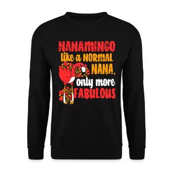 Thomas Jefferson - Unisex Pullover - Schwarz - Vorne - Alina (178cm) & Michal (187cm)