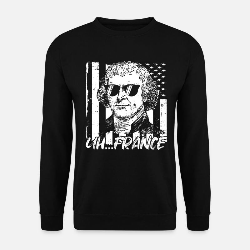 Thomas Jefferson - Unisex Pullover - Schwarz