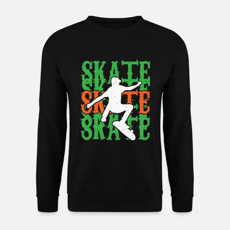 Skateboard Skateboarder Skating - Unisex Sweatshirt - black