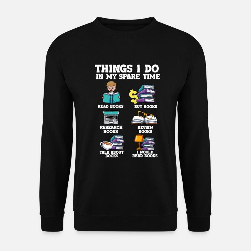 Lesen - Unisex Pullover - Schwarz
