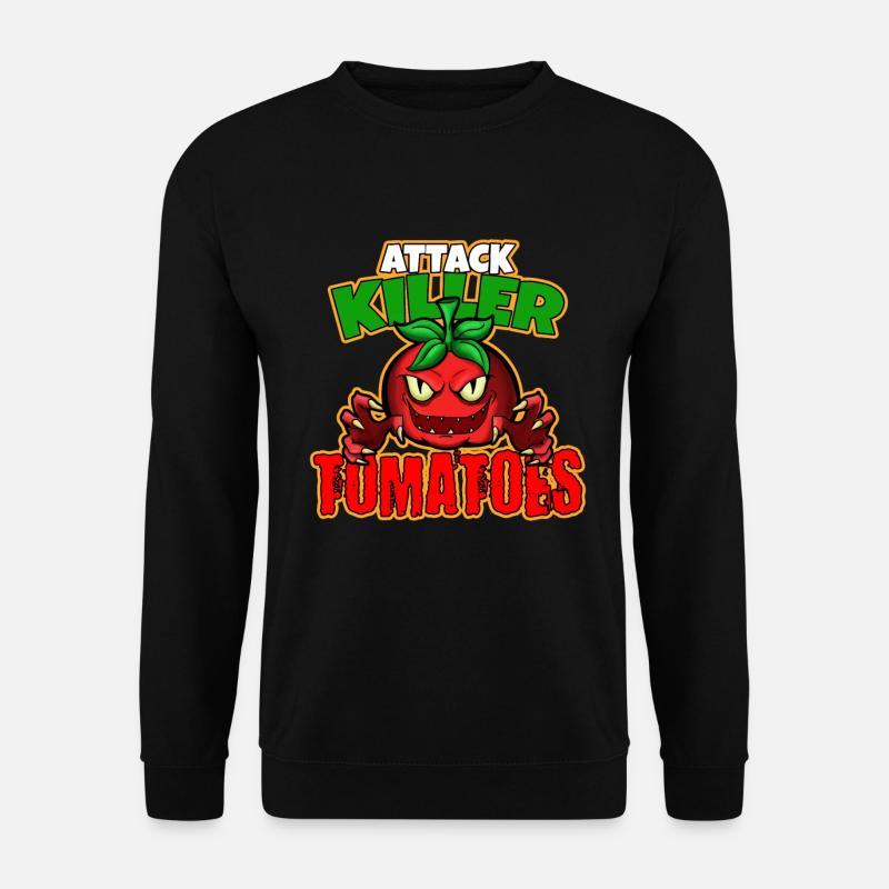 Lustiges Tomaten-Outfit - Unisex Pullover - Schwarz