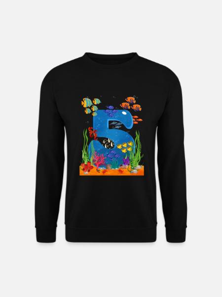 5 Geschenkidee zum Geburtstag - Unisex Pullover - Schwarz