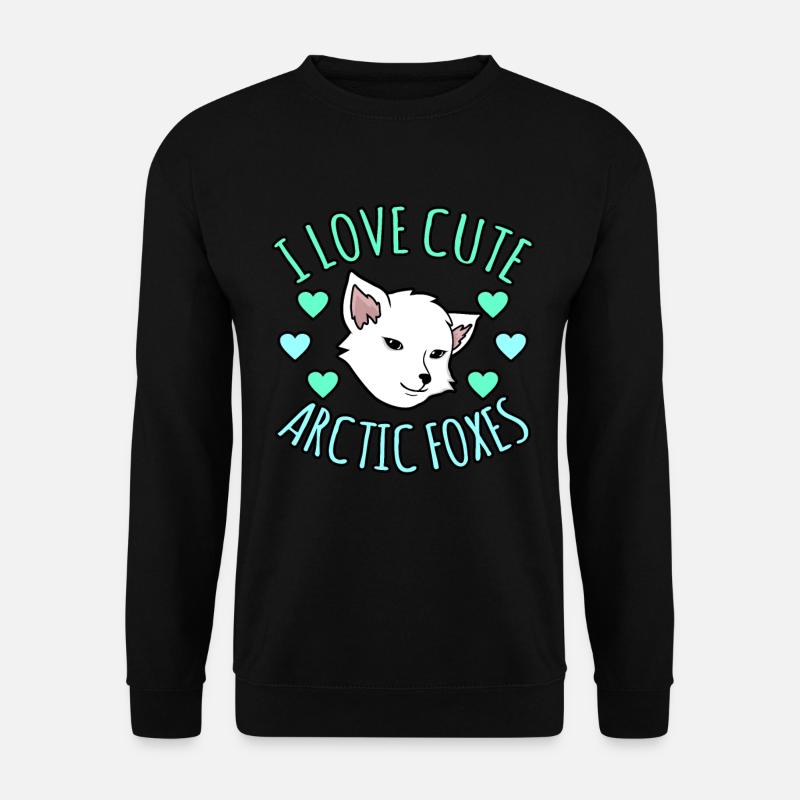 Polarfuchs - Unisex Pullover - Schwarz