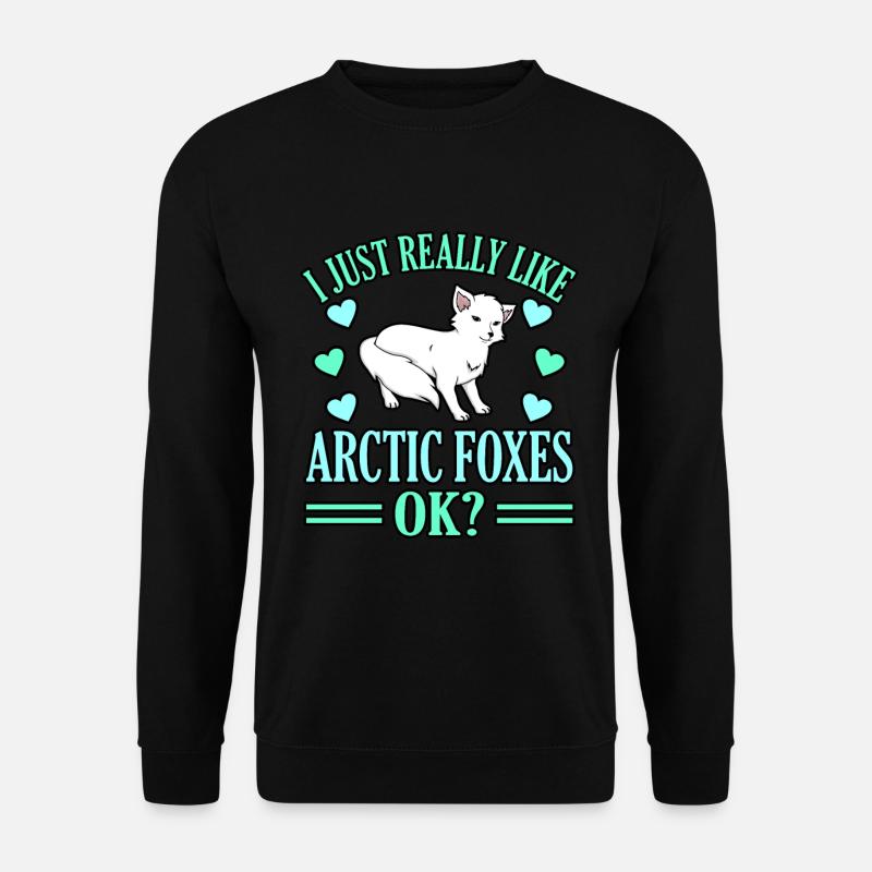 Polarfuchs - Unisex Pullover - Schwarz