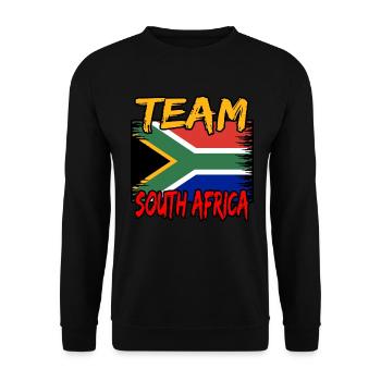 Südafrika - Unisex Pullover - Schwarz - Vorne - Alina (178cm) & Michal (187cm)