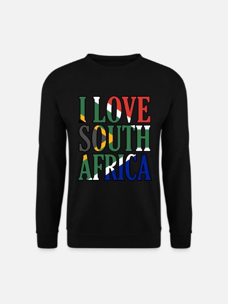 Südafrika - Unisex Pullover - Schwarz