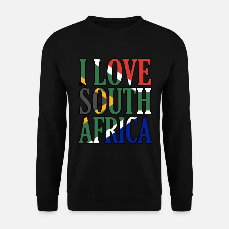 Südafrika - Unisex Pullover - Schwarz