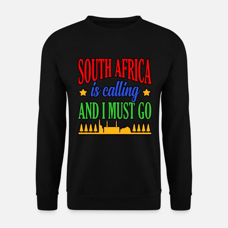 Südafrika - Unisex Pullover - Schwarz