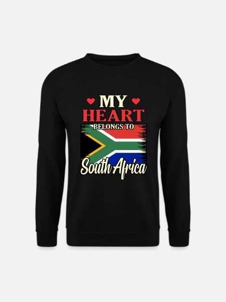 Südafrika - Unisex Pullover - Schwarz