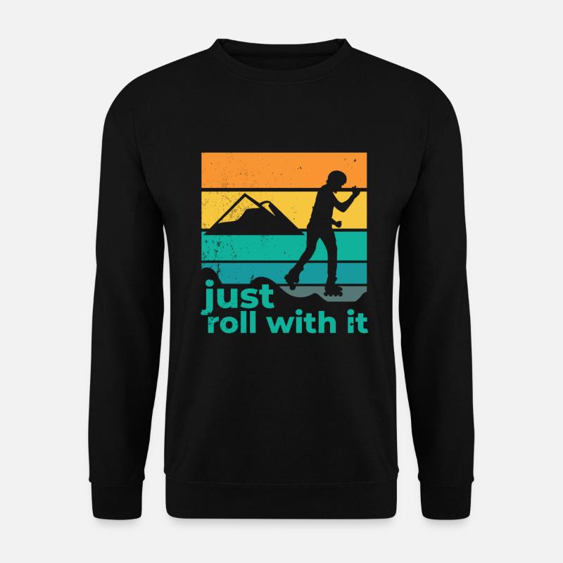 Rollerblades Roller Skates Inline Skater - Unisex Sweatshirt - black