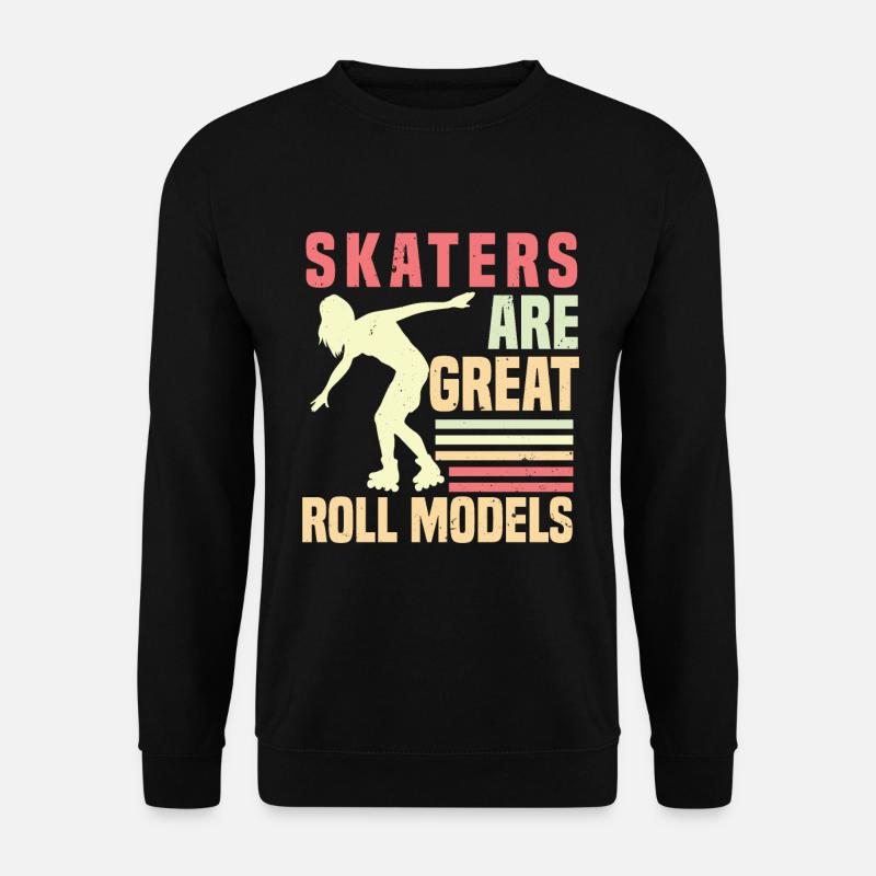 Rollers Rollers Patins à roues alignées - Sweat-shirt Unisexe - noir