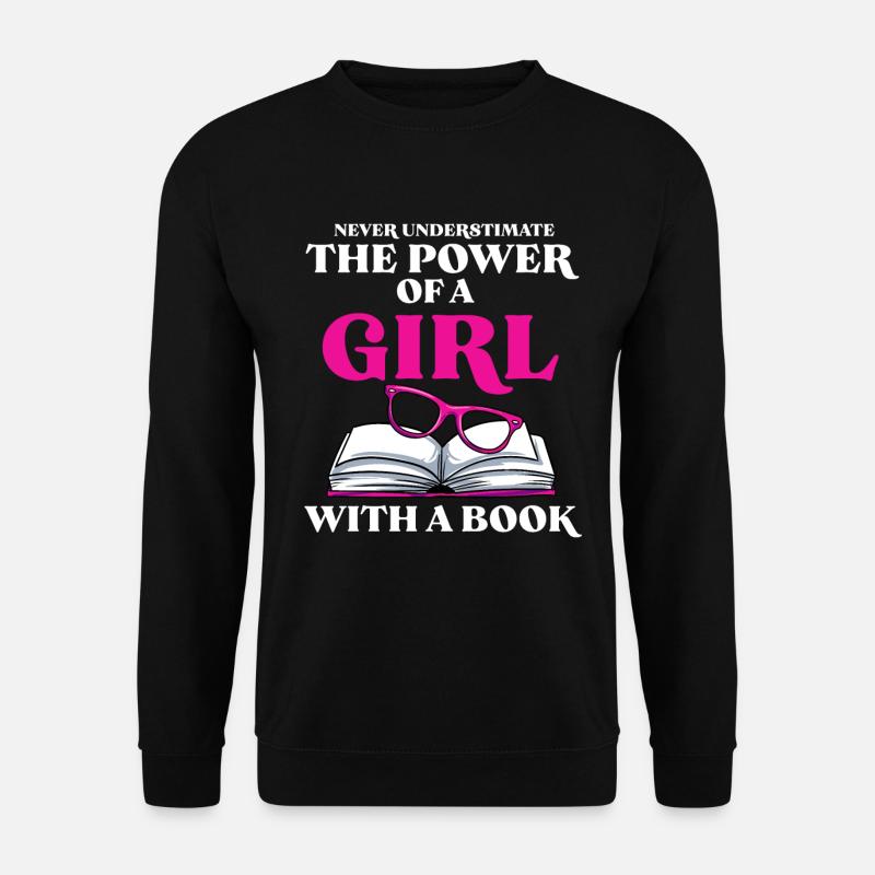 Lesen - Unisex Pullover - Schwarz