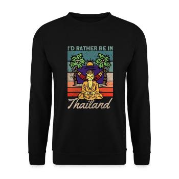 Thailand - Unisex Pullover - Schwarz - Vorne - Alina (178cm) & Michal (187cm)