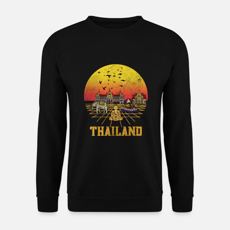Thailand - Unisex Pullover - Schwarz