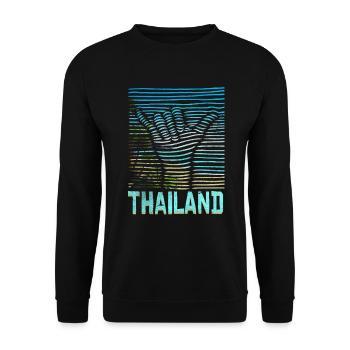 Thailand - Unisex Pullover - Schwarz - Vorne - Alina (178cm) & Michal (187cm)