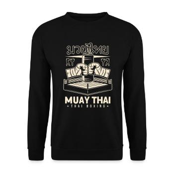 Thailand - Unisex Pullover - Schwarz - Vorne - Alina (178cm) & Michal (187cm)