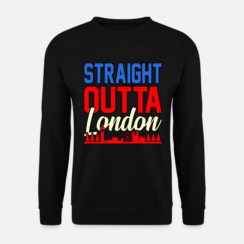 London Lustige Geschenkidee - Unisex Pullover - Schwarz