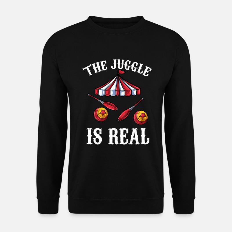 Jonglieren - Unisex Pullover - Schwarz
