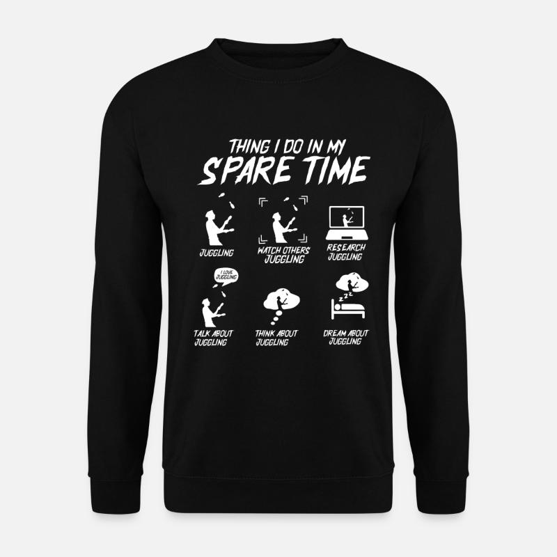 Jonglieren - Unisex Pullover - Schwarz