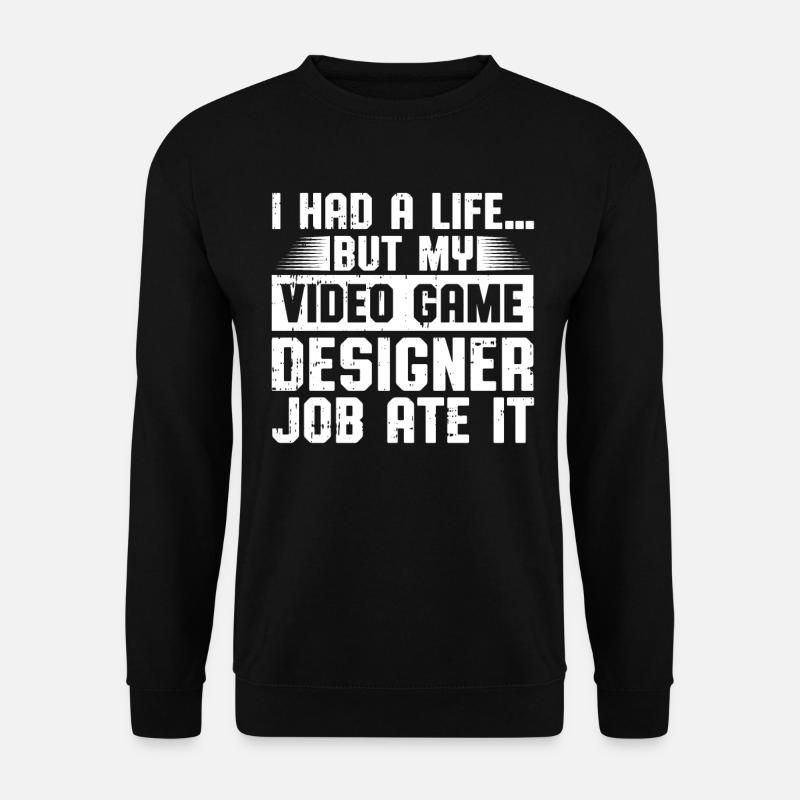 Video Game Designer - Unisex Pullover - Schwarz