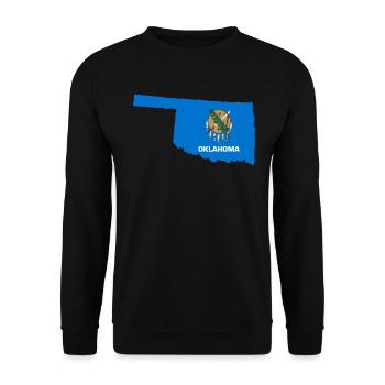 Beauty Of Oklahoma gift - Unisex Sweatshirt - black - Front - Alina (178cm) & Michal (187cm)