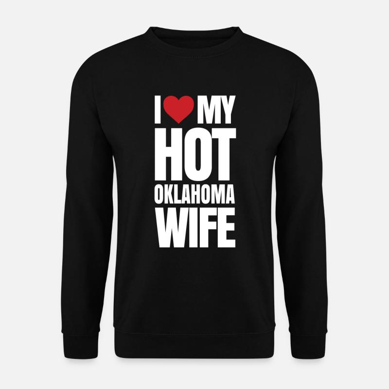 Oklahoma Ehefrau Geschenk - Unisex Pullover - Schwarz