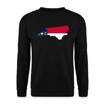 North Carolina-stolz geschenk - Unisex Pullover - Schwarz - Vorne - Alina (178cm) & Michal (187cm)