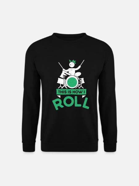 Drums Drummer Instrument Band - Unisex Sweatshirt - black
