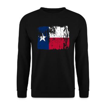 Texas reisen geschenk - Unisex Pullover - Schwarz - Vorne - Alina (178cm) & Michal (187cm)