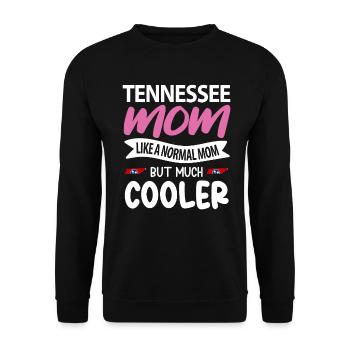 Tennessee mother gift - Unisex Sweatshirt - black - Front - Alina (178cm) & Michal (187cm)