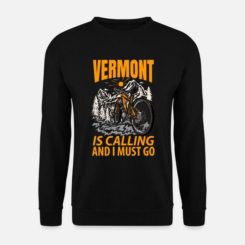 Vermont Adventurous Gift - Unisex Sweatshirt - black