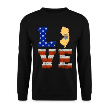 Cher cadeau new jersey - Sweat-shirt Unisexe - noir - Devant - Alina (178cm) & Michal (187cm)
