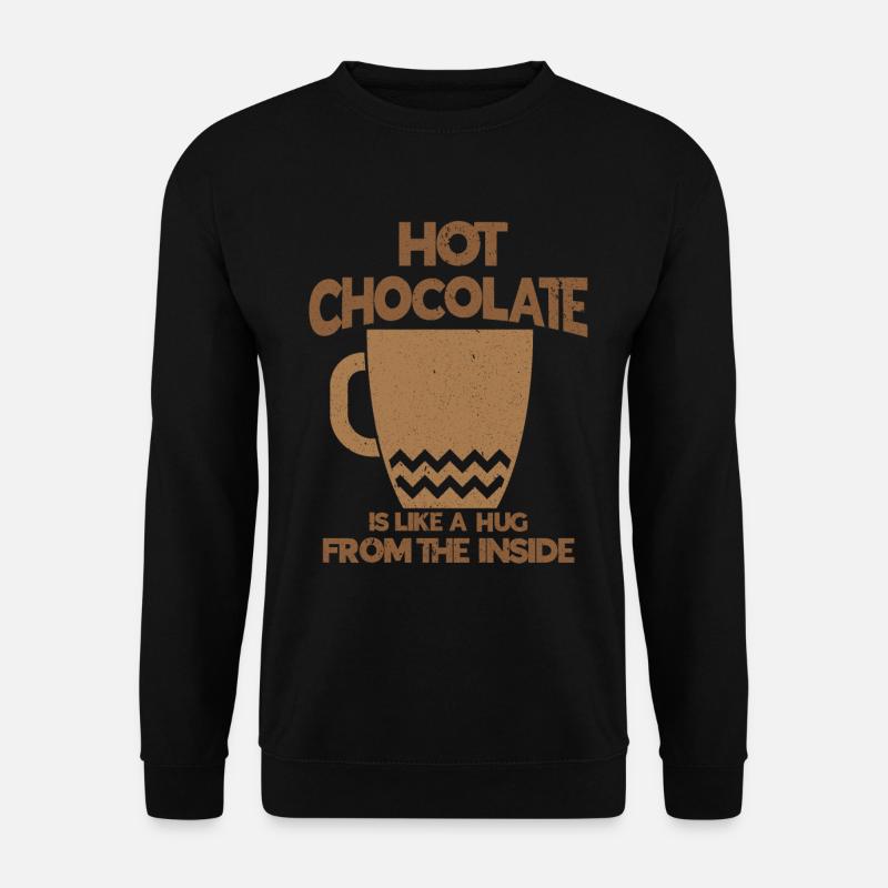 Hot Chocolate Cocoa Drinking Chocolate - Unisex Sweatshirt - black