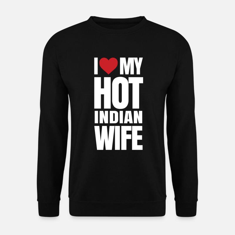 Indisches Ehefrauengeschenk - Unisex Pullover - Schwarz