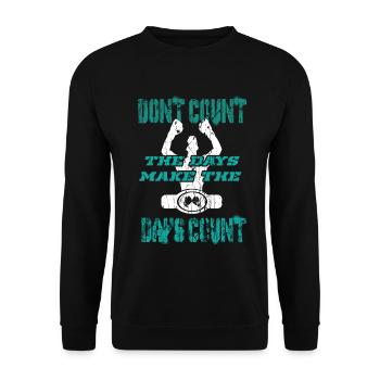 Boxe Boxer Gants de boxe Boxing Club de boxe Club de boxe - Sweat-shirt Unisexe - noir - Devant - Alina (178cm) & Michal (187cm)