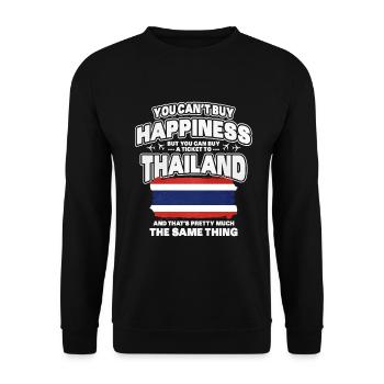 Thaïlande - Sweat-shirt Unisexe - noir - Devant - Alina (178cm) & Michal (187cm)