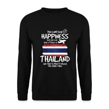 Thailand - Unisex Sweatshirt - black - Front - Alina (178cm) & Michal (187cm)