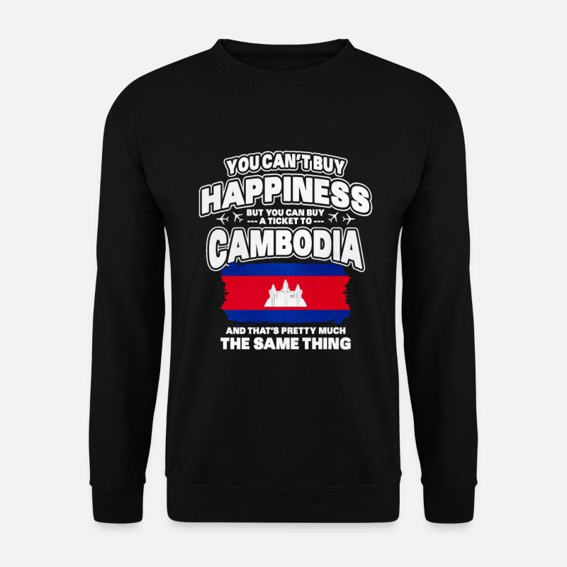 Kambodscha - Unisex Pullover - Schwarz