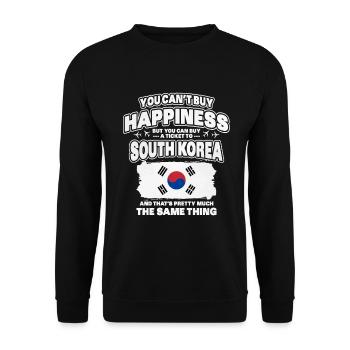 Mongolie - Sweat-shirt Unisexe - noir - Devant - Alina (178cm) & Michal (187cm)