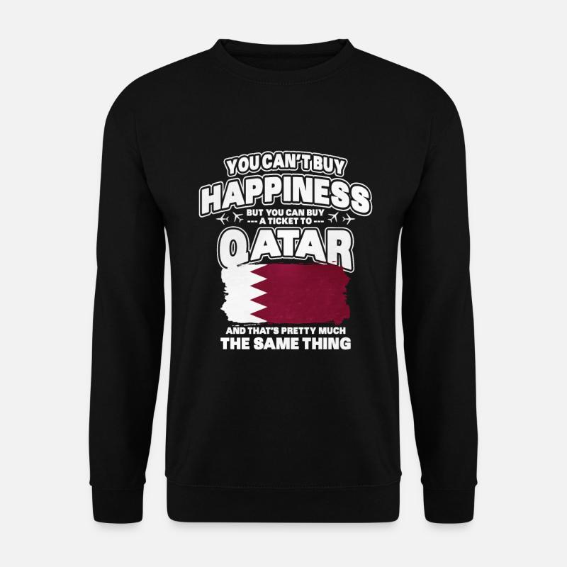 Katar - Unisex Pullover - Schwarz