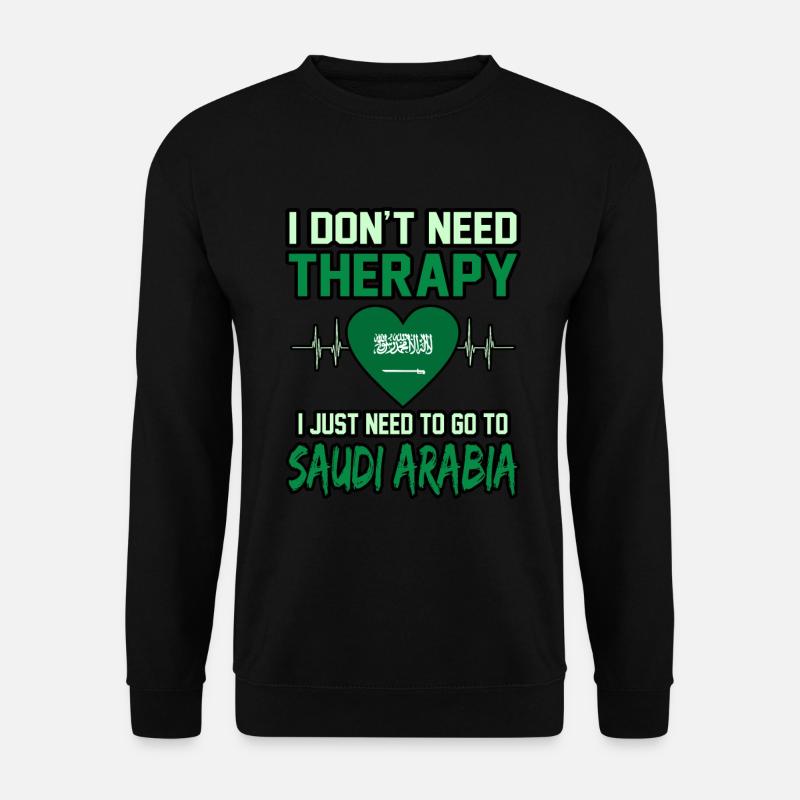 Saudi-arabien - Unisex Pullover - Schwarz