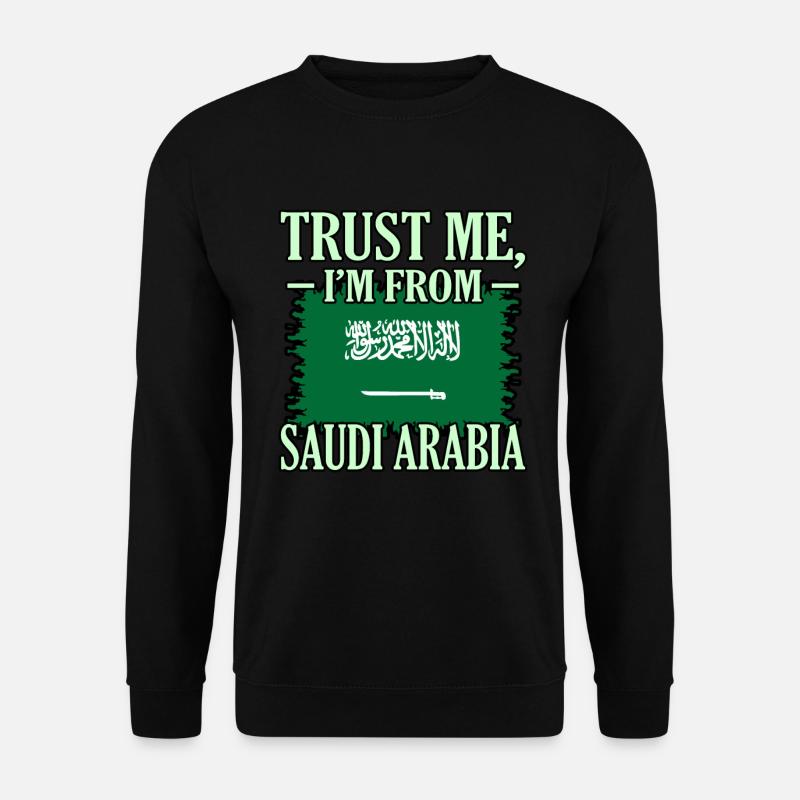 Saudi arabien - Unisex Pullover - Schwarz