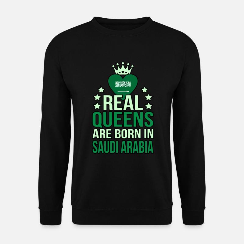 Saudi arabien - Unisex Pullover - Schwarz