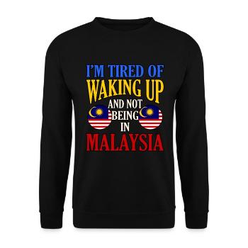 Malaisie - Sweat-shirt Unisexe - noir - Devant - Alina (178cm) & Michal (187cm)