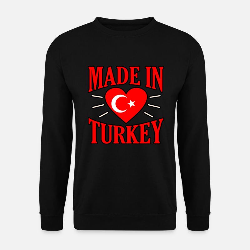 Türkei - Unisex Pullover - Schwarz