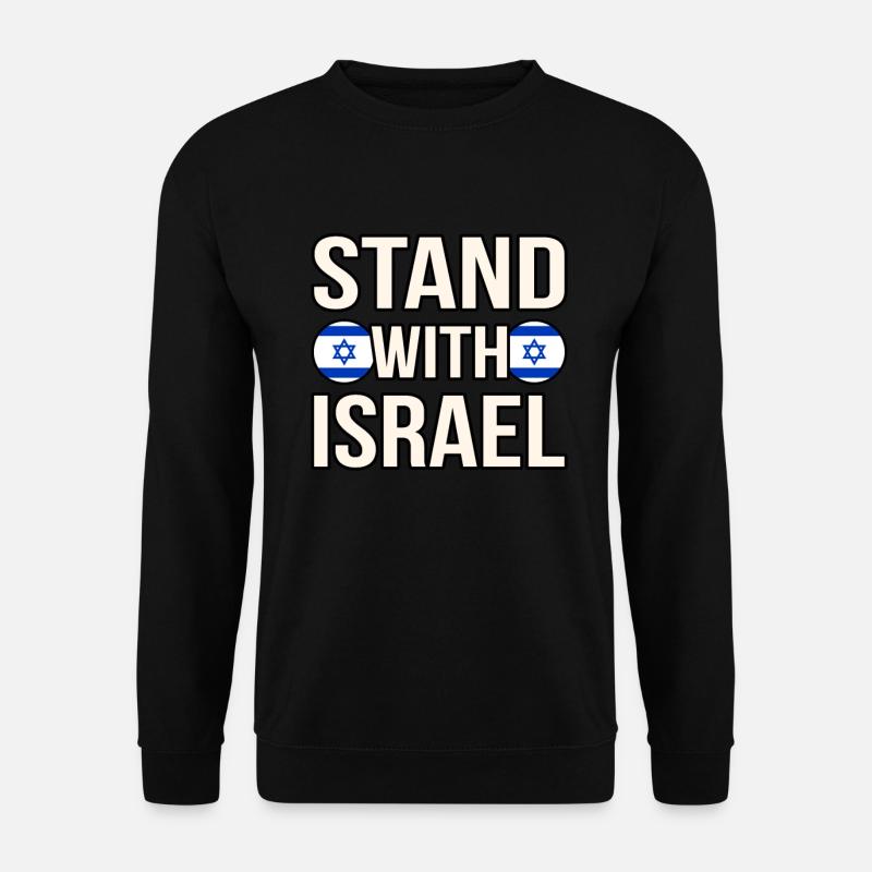 Israel - Unisex Pullover - Schwarz