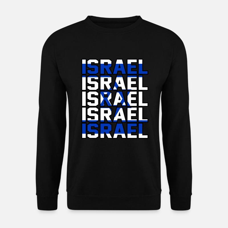Israel - Unisex Pullover - Schwarz