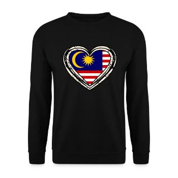 Malaisie - Sweat-shirt Unisexe - noir - Devant - Alina (178cm) & Michal (187cm)