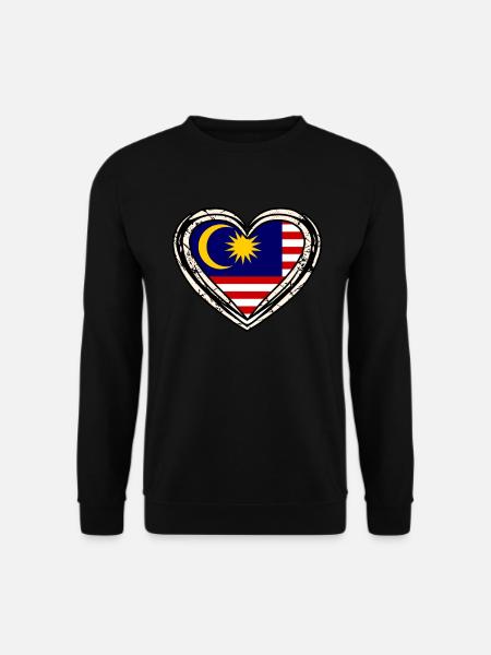 Malaysia - Unisex Sweatshirt - black