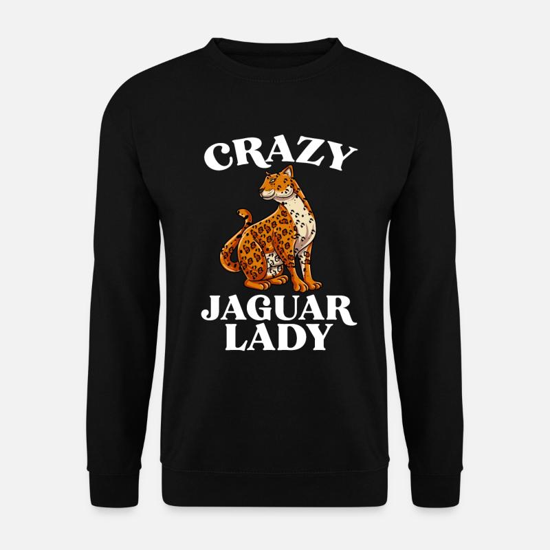 Jaguar Geschenkidee - Unisex Pullover - Schwarz